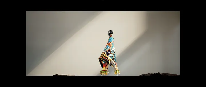 ALTR platform — archival context and imagery layered around a digitised garment